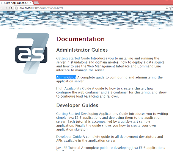 documentation-jboss-7-admin-dev